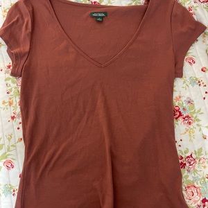 Wild Fable Burnt Orange/Mauve Crop Top